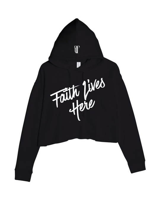 Faith - Crop Hoodie