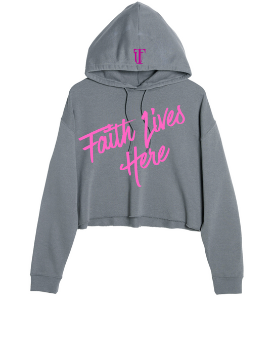 Faith - Crop Hoodie