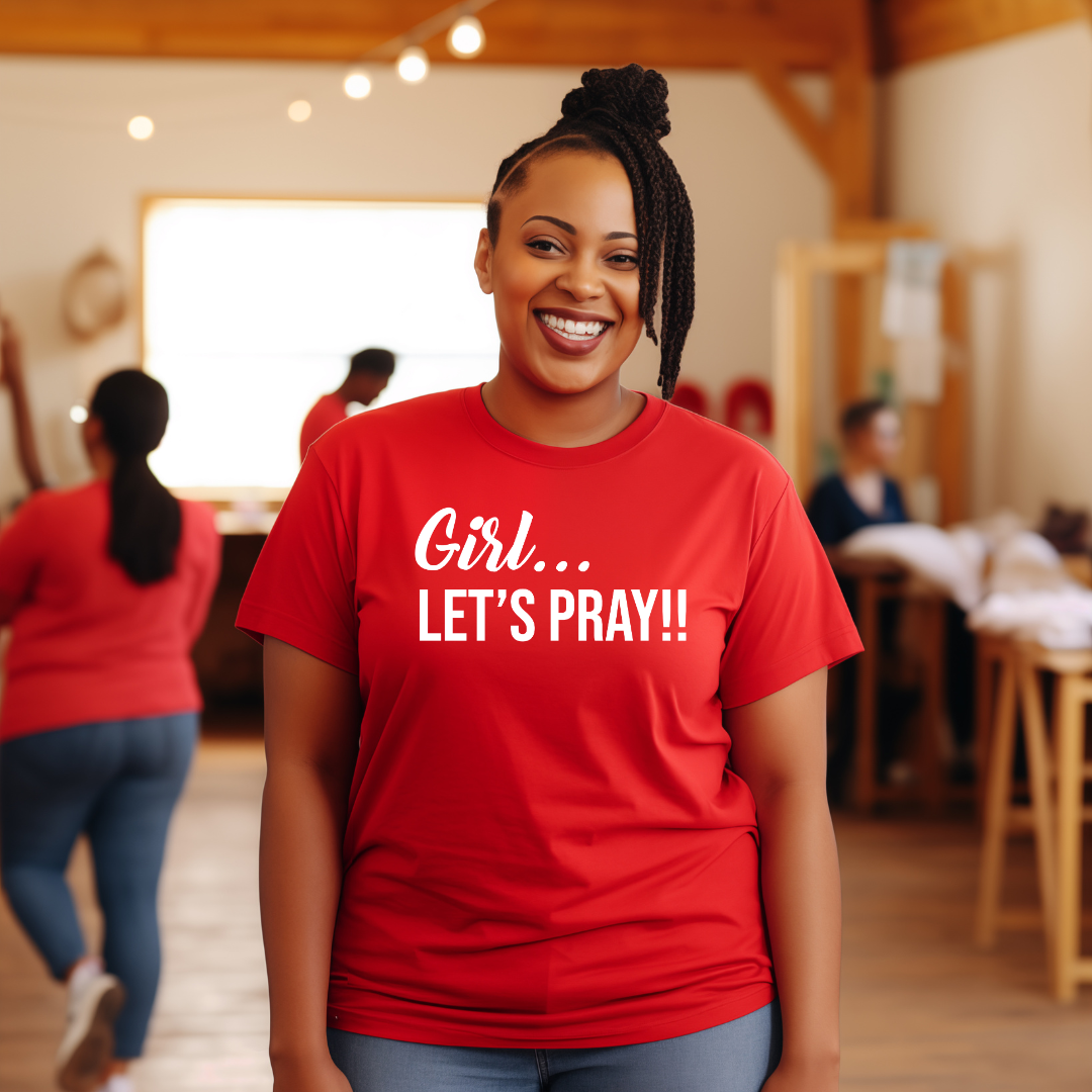 Girl Let's Pray T-Shirt