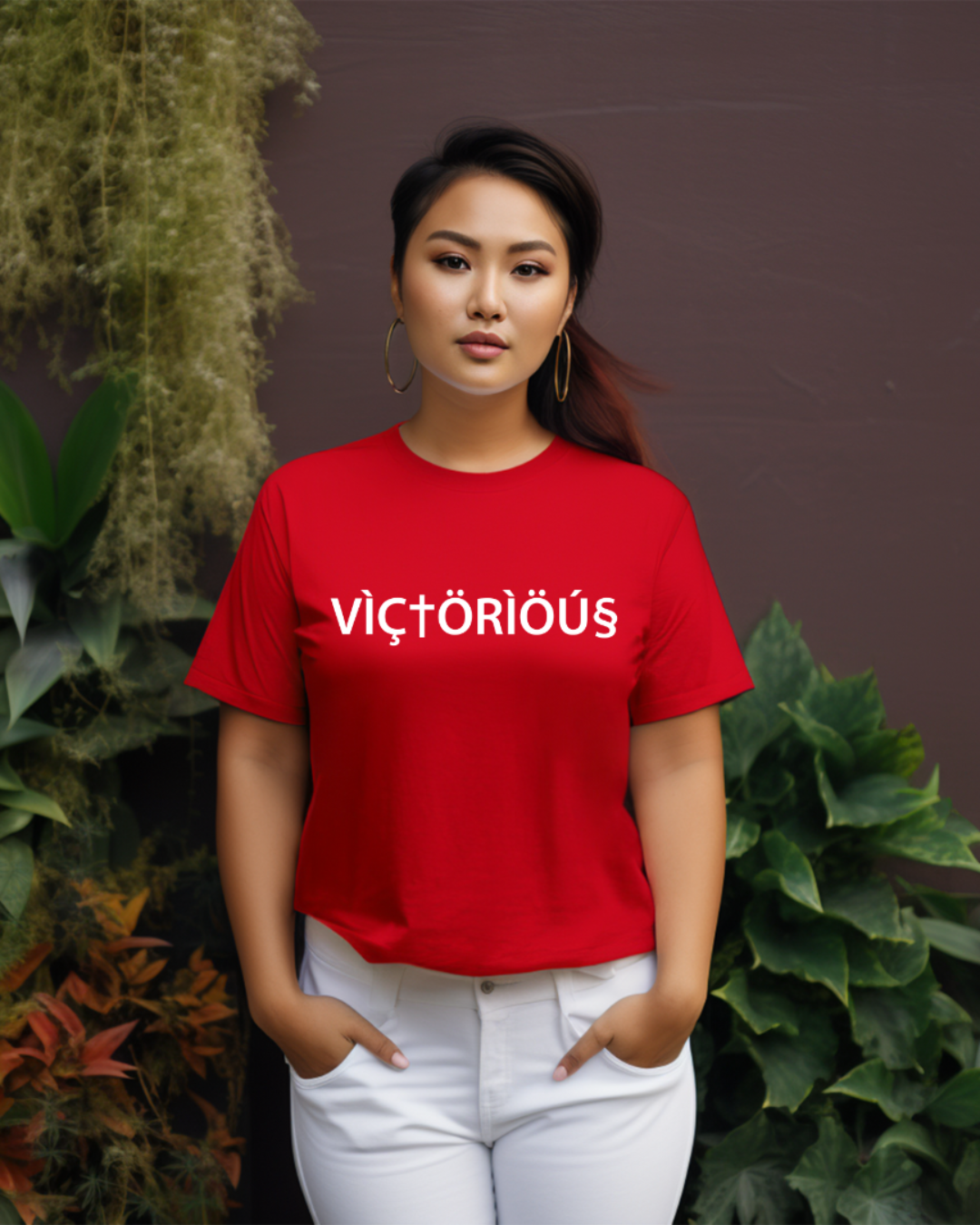 Unisex faith apparel red t-s hirt