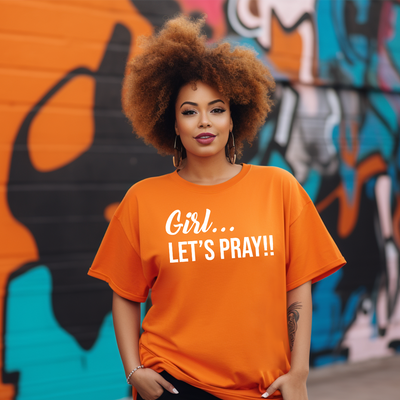 Girl Let's Pray Tee