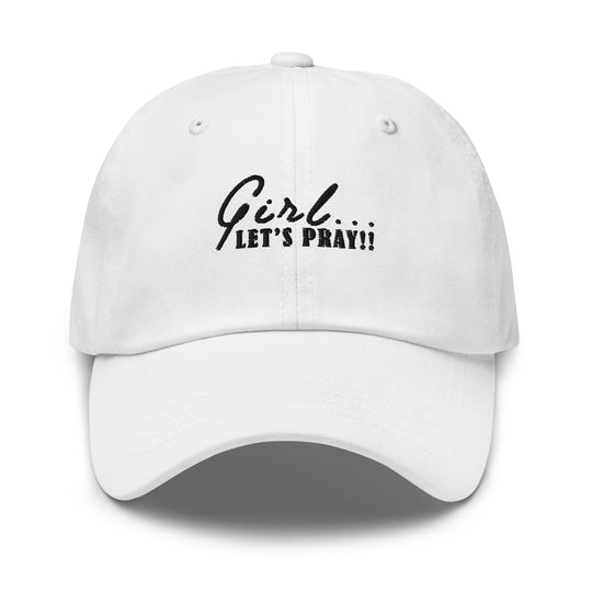 Girl Pray Hat(white)