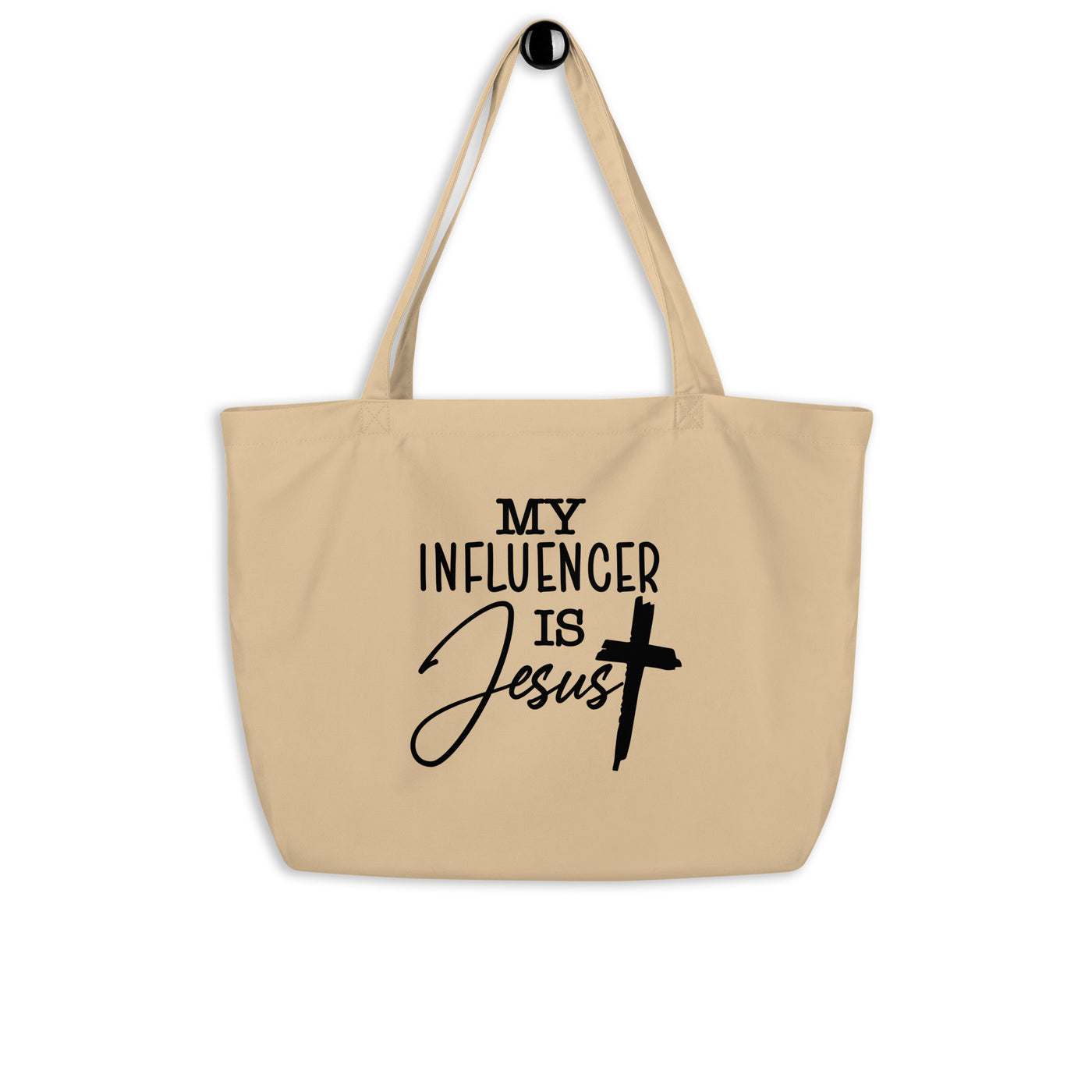 Influencer Large organic tote bag