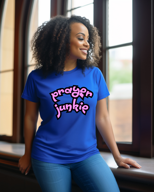 Prayer Junkie Christian T-Shirt