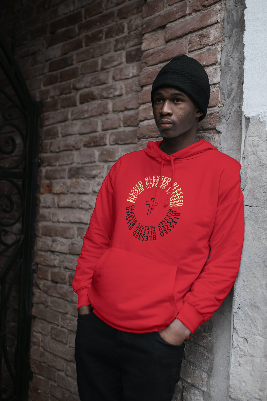 Blessed Two Tone Pullover Hoodie