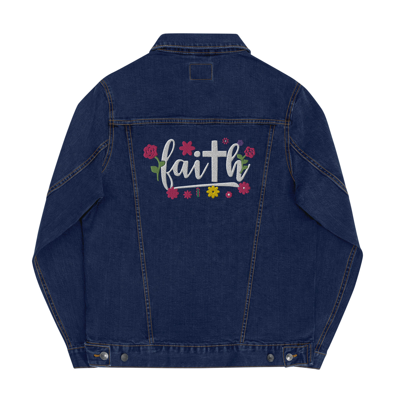 Flowers Denim Jacket