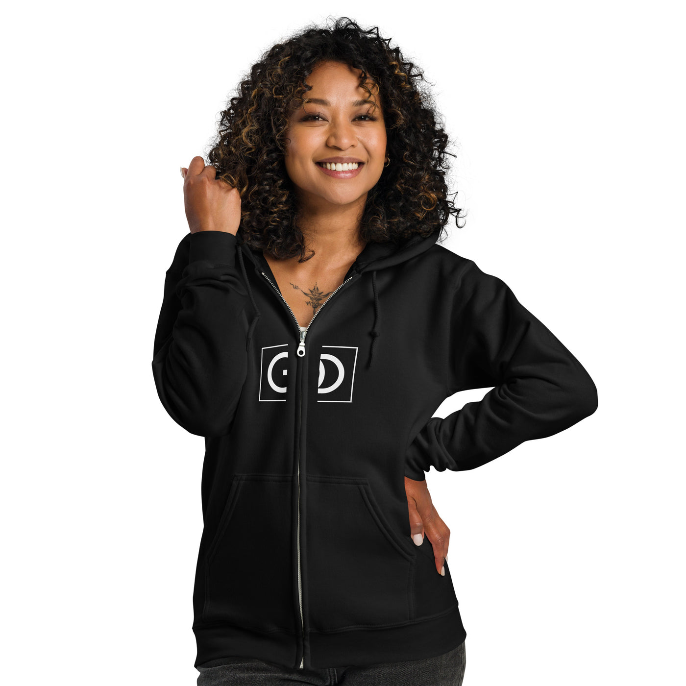 G.C. heavy blend zip hoodie