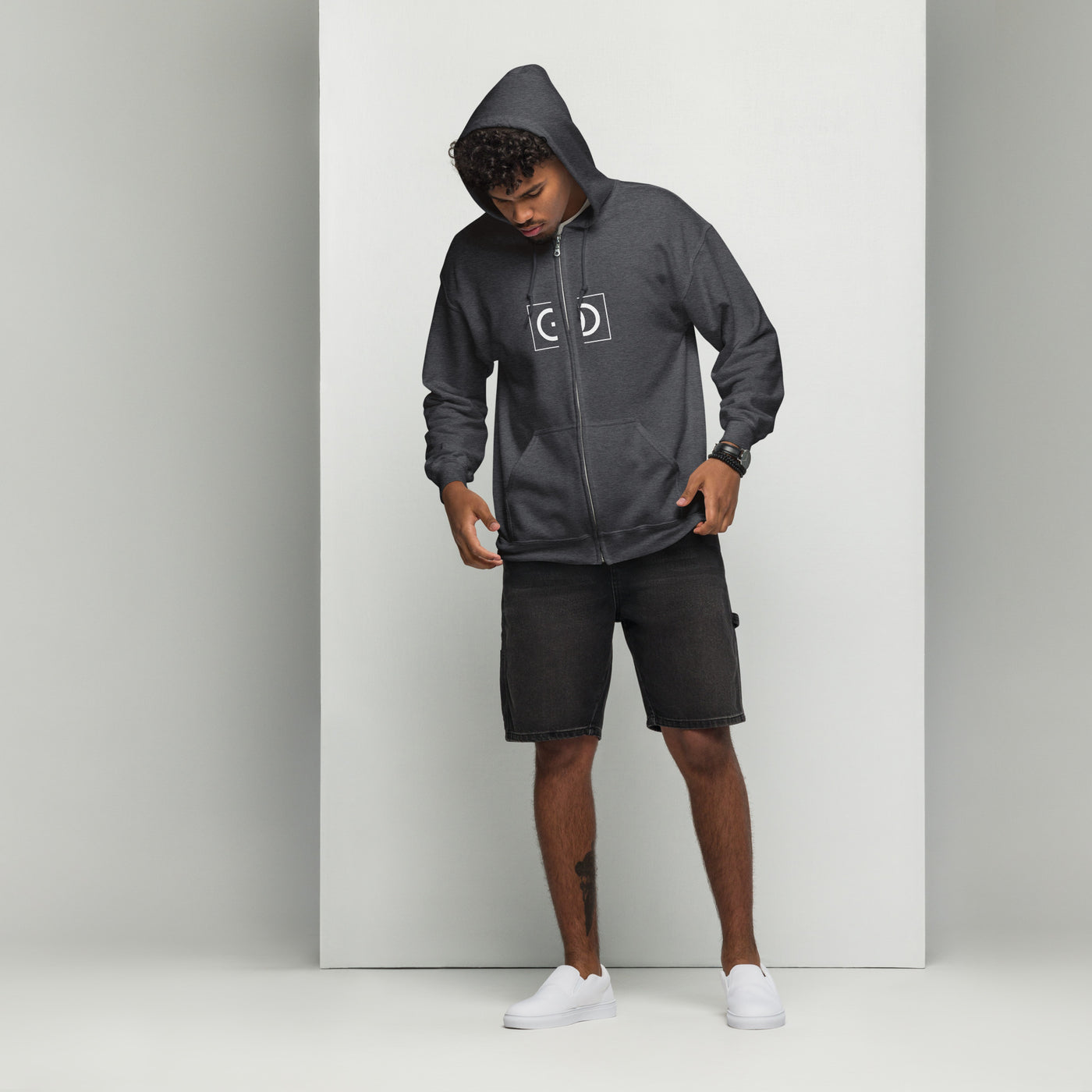 G.C. heavy blend zip hoodie