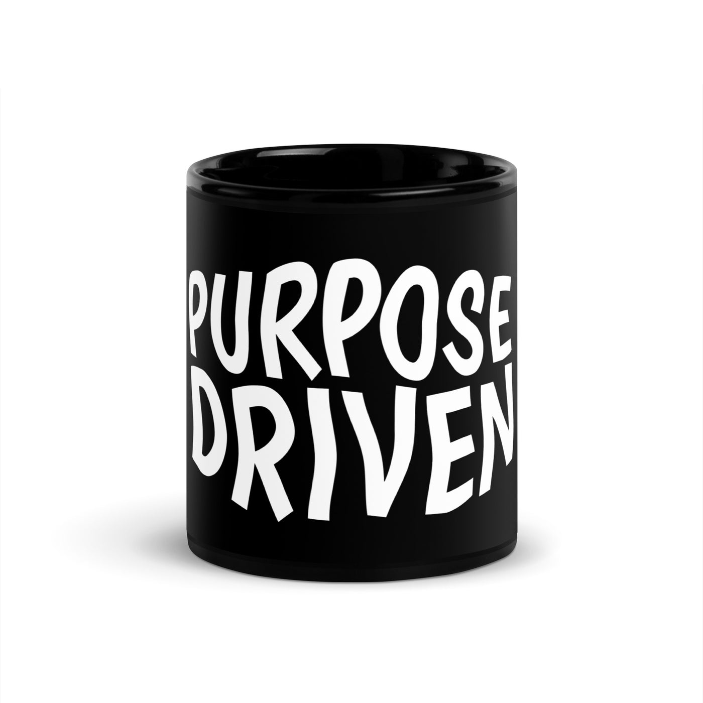 Purpose Driven Black Mug