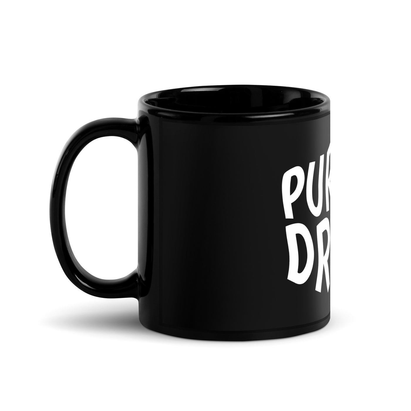 Purpose Driven Black Mug