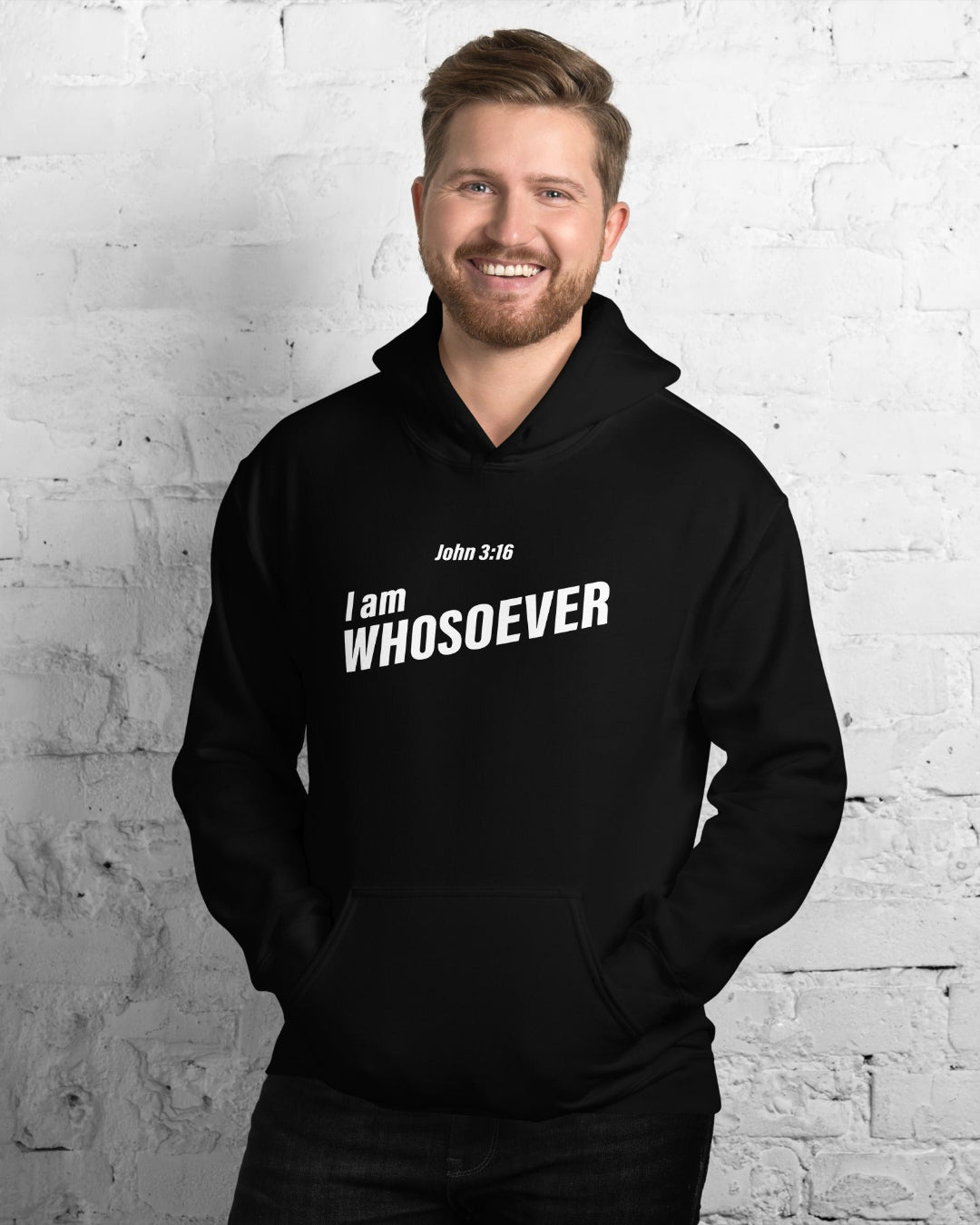 John 3:16 Pullover Hoodie (front&back)