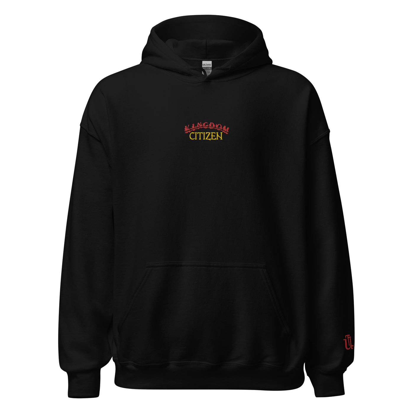 Kingdom Citizen( Red) Embroidery Pullover Hoodie