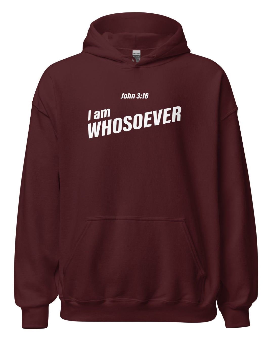 John 3:16 Pullover Hoodie (front&back)
